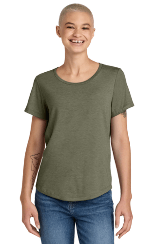 AL2015 - Allmade® Women’s Relaxed Tri-Blend Scoop Neck Tee