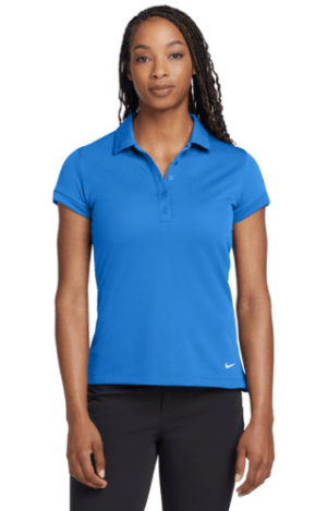 746100 - Nike Women's Dri-FIT Solid Icon Pique Modern Fit Polo