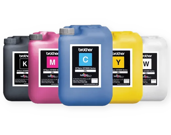 Brother DTG Inks - Direct-to-Garment Printing